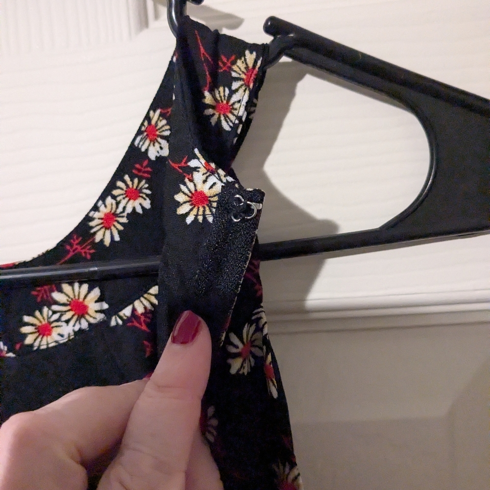 #91 Miami Black Floral Jumpsuit - Picture 3 of 7